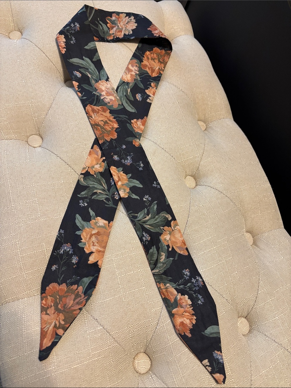 Cotton twilly scarf